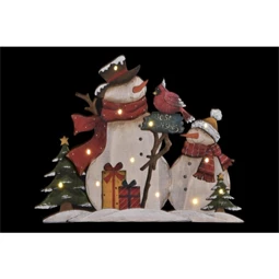 Dekoráció LED-es 40x3,5x31 cm 2 féle