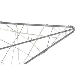 Dekoráció LED-es csillag 30x1x30 cm