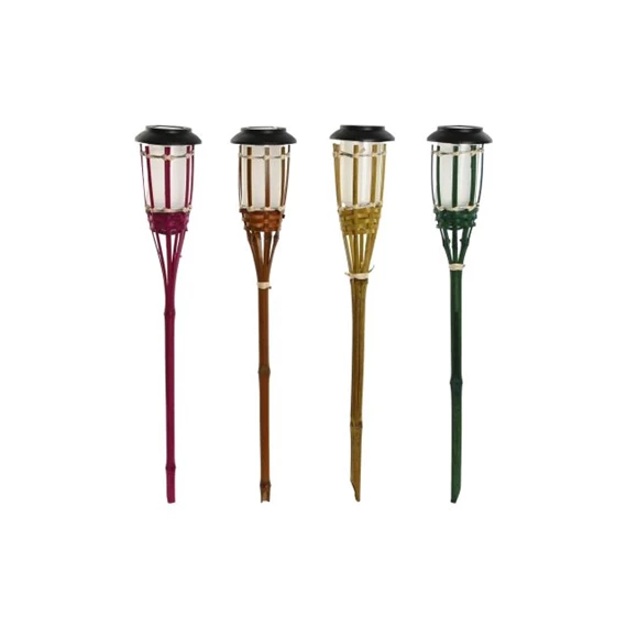 Dekoráció LED-es, szolár 9x9x54 cm 4 féle