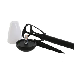 Dekoráció LED-es, szolár 7x7x38 cm