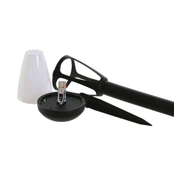 Dekoráció LED-es, szolár 7x7x38 cm