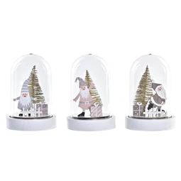 Dekoráció LED-es 9x9x13 cm 3 féle