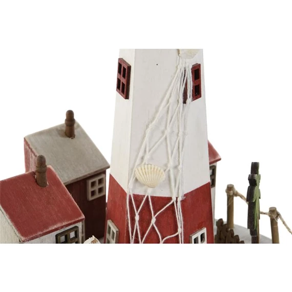 Dekoráció LED-es világítótorony 20x20x30,5 cm 2 féle