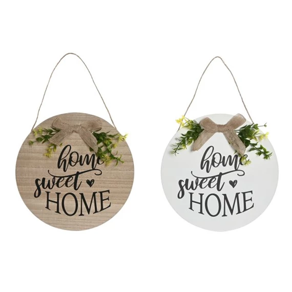 Dekoráció akasztós Home 30x30x0,8 cm 2 féle