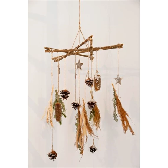 Dekoráció akasztós 41x41x40 cm 2 féle