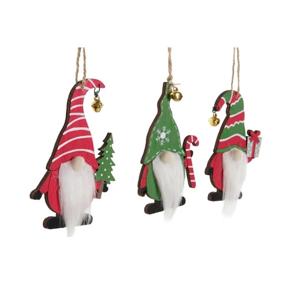 Dekoráció akasztós 6,5x0,5x11 cm 3 féle