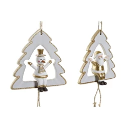 Dekoráció akasztós fenyő 11x4x21 cm 3 féle