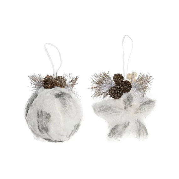 Dekoráció akasztós 14x13x4,5 cm 2 féle