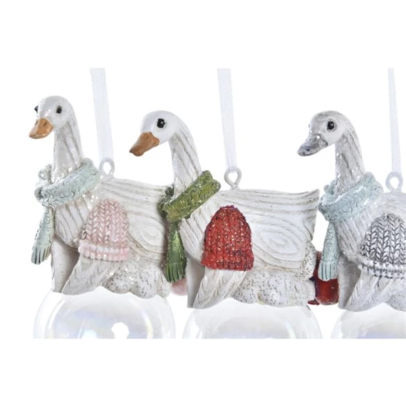 Dekoráció akasztós liba 6x4x8,5 cm 3 féle