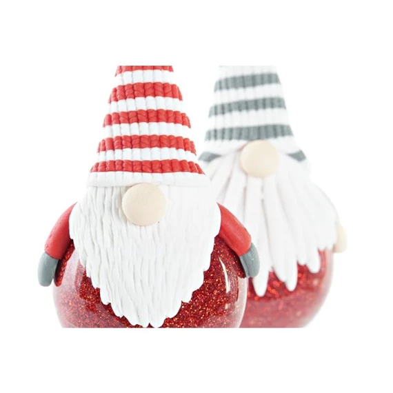 Dekoráció akasztós 6,6x6,6x11,5 cm 2 féle