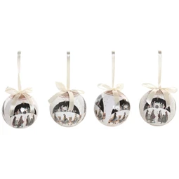 Dekoráció akasztós szett Betlehem mintával 24x21x15,5 cm S/14