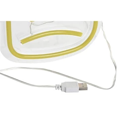 Dekoráció cocktail, sör LED-es 21x1,5x30 cm 2 féle