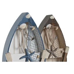 Dekoráció csónak LED-es 20x7x40 cm 2 féle