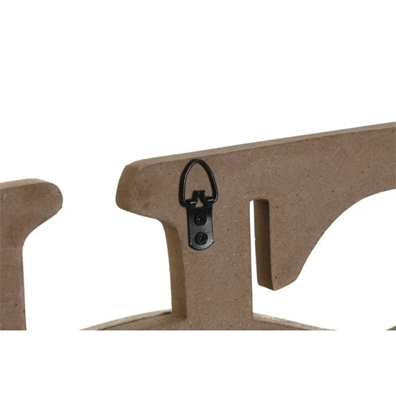 Dekoráció falra "Beach" felirat 61x2,5x20 cm