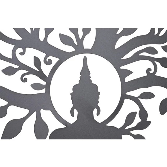 Dekoráció falra, Buddha 60x1x60 cm 2 féle