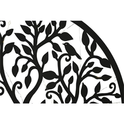 Dekoráció falra, LED-es fa 60x2x60 cm