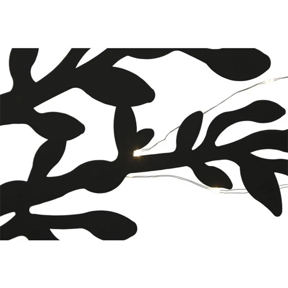 Dekoráció falra LED-es fa 99x2x99 cm