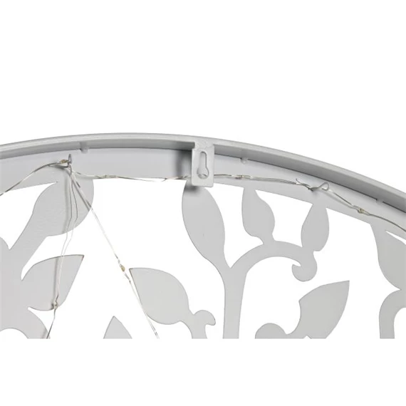 Dekoráció falra, LED-es fa minta 40x2x40 cm