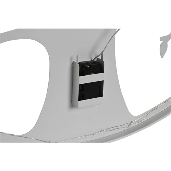 Dekoráció falra, LED-es fa minta 60x2x60 cm