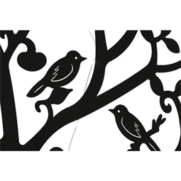 Dekoráció falra LED-es 99x2x99 cm