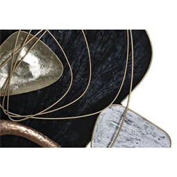 Dekoráció falra, absztrakt 101x9x85 cm