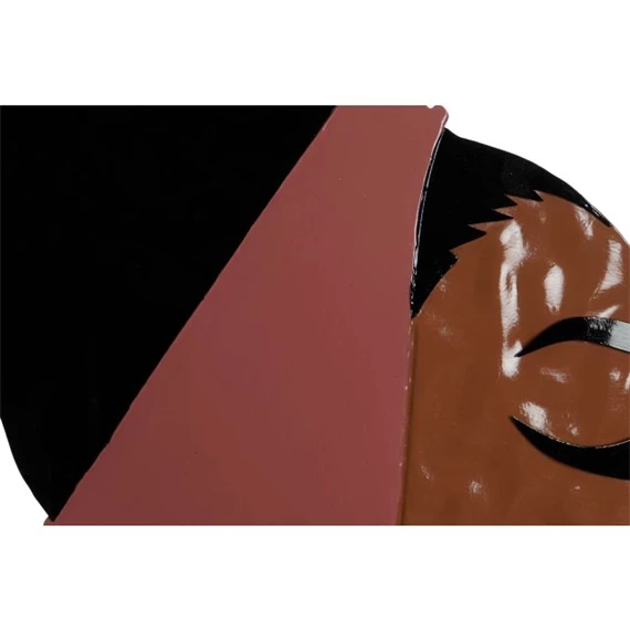 Dekoráció falra, afrikai lány 33x2,5x60 cm 2 féle