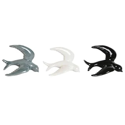 Dekoráció falra, fecske 14x6x11 cm 3 féle