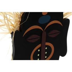 Dekoráció falra, fonott álarc 27x2x52 cm