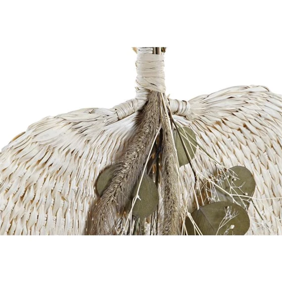 Dekoráció falra, fonott legyező 28x1x34 cm