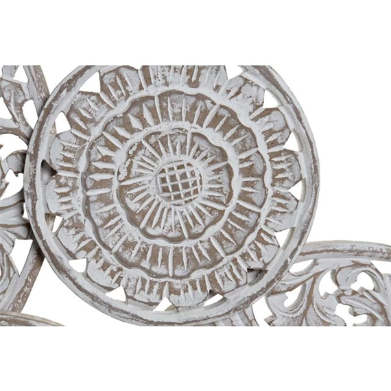 Dekoráció falra körök vésett 108x3,5x64 cm