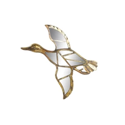 Dekoráció falra, kacsa alakú tükör 38x3x37 cm