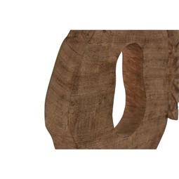 Dekoráció faragott hal 36x9x48 cm