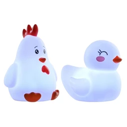 Dekoráció fényforrás csibe 12x14x10 cm 2 féle