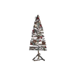 Dekoráció fenyő, LED-es 28x28x70 cm