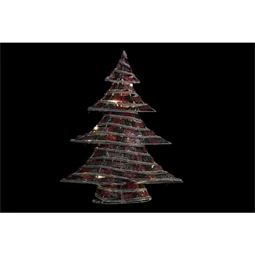 Dekoráció fenyő LED-es 46x14x60 cm