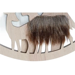 Dekoráció fenyőfa 18x2x22,5 cm 2 féle