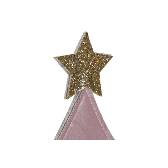 Dekoráció fenyőfa glitteres 24x5x35 cm