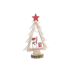 Dekoráció fenyőfa 21x8x31,5 cm