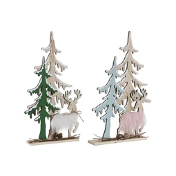 Dekoráció fenyőfa 22,5x5x40,5 cm 2 féle