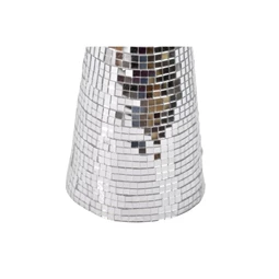 Dekoráció fenyőfa tükröződő 10x30 cm