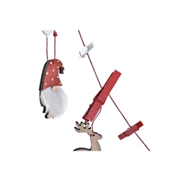 Dekoráció girland csipeszes 80x1,4x16 cm