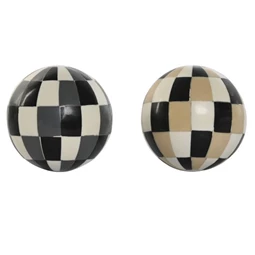 Dekoráció gömb 10x10x10 cm 2 féle