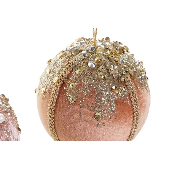 Dekoráció gömb 8x8x8 cm 4 féle