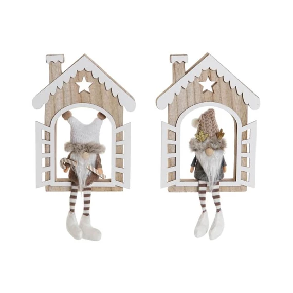 Dekoráció ház 15x2x20 cm 2 féle