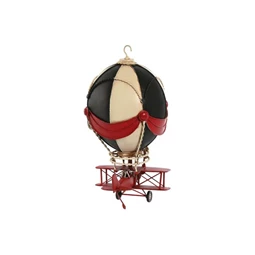 Dekoráció hőlégballon 17x17x32 cm 2 féle