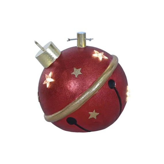 Dekoráció karácsonyfa talphoz gömb 40,5x40,5x40 cm