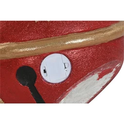 Dekoráció karácsonyfa talphoz gömb 40,5x40,5x40 cm