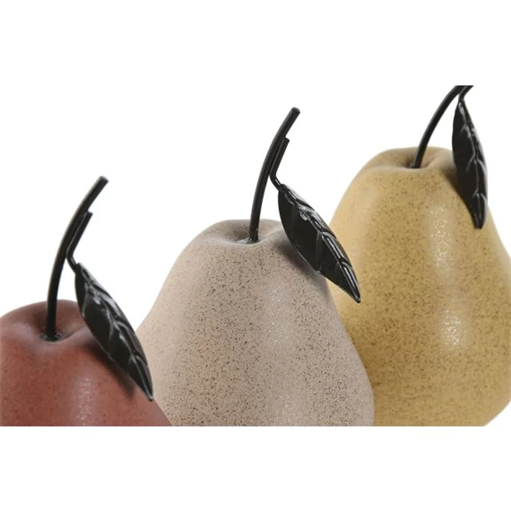 Dekoráció körte 8x8x14 cm 3 féle
