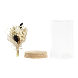 Dekoráció szárazvirág 10x10x15,5 cm 2 féle