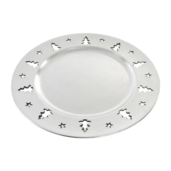 Dekoráció tányér 33x33x2 cm